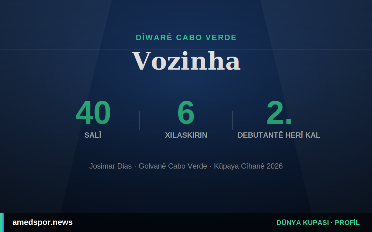 Vozinha, golvanê 40 salî yê Cabo Verde