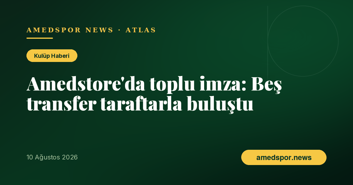 Amedstore'da binlerce taraftar: Beş yeni transfer imzayı taraftarın önünde attı