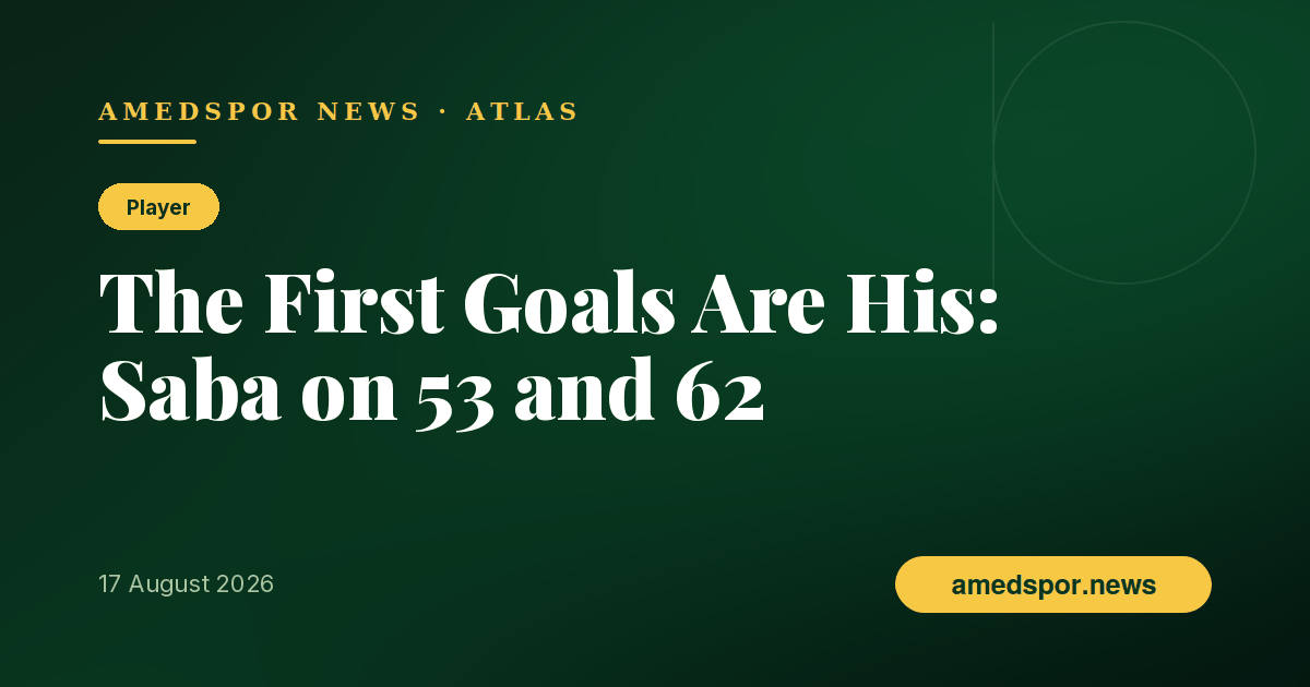 Dia Saba Scored Amedspor's First Ever Süper Lig Goals