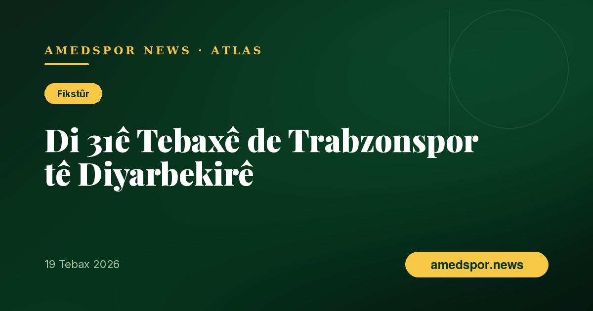 Stadyuma Diyarbekirê xwe ji bo hevdîtina xwe ya mezin a yekem amade dike: Di 31ê Tebaxê de Trabzonspor